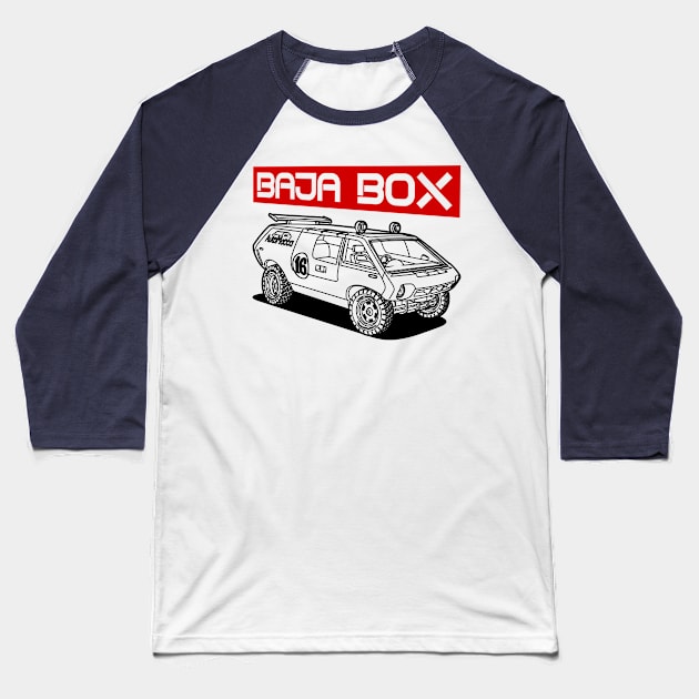 Brubaker Box the First Minivan Baseball T-Shirt by Guyvit